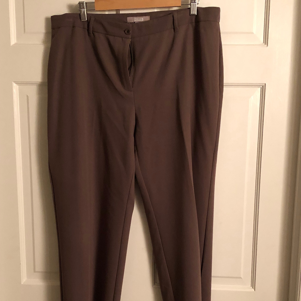 GUC Chico's size 2 mocha trousers